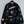 Chanel 25 Sweatshirt ras du cou graffiti en coton noir 312091