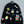 Chanel 25 Sweatshirt ras du cou graffiti en coton noir 312091
