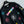 Chanel 25 Sweatshirt ras du cou graffiti en coton noir 312091