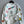 Chanel 25 Sweat-shirt ras-du-cou Graffiti en coton blanc 312092