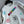 Chanel 25 Sweat-shirt ras-du-cou Graffiti en coton blanc 312092