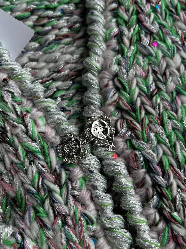 Chanel 2025 Gilet Vert Laine Coton 318430