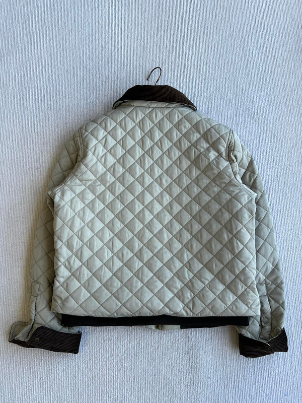 Loewe 2025 Jacket Cream Brown Cotton Polyester 325274