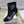 CD 26s Lace Up Ankle Boots 80mm In Black Openwork Lace Suede Gold Heel