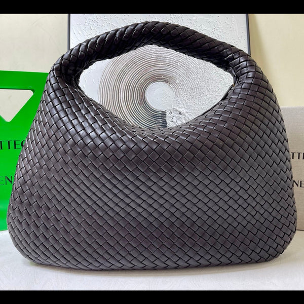BV Maxi Veneta Bag 59cm Coffee Intrecciato Leather