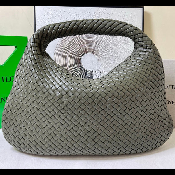 BV Maxi Veneta Bag 59cm Olive Intrecciato Leather