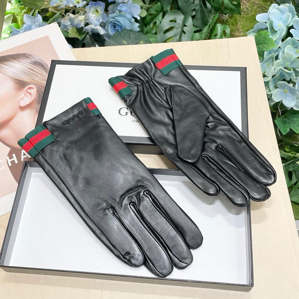 TOUCHSCREEN GLOVES WITH WEB IN BLACK SHEEPSKIN 464982