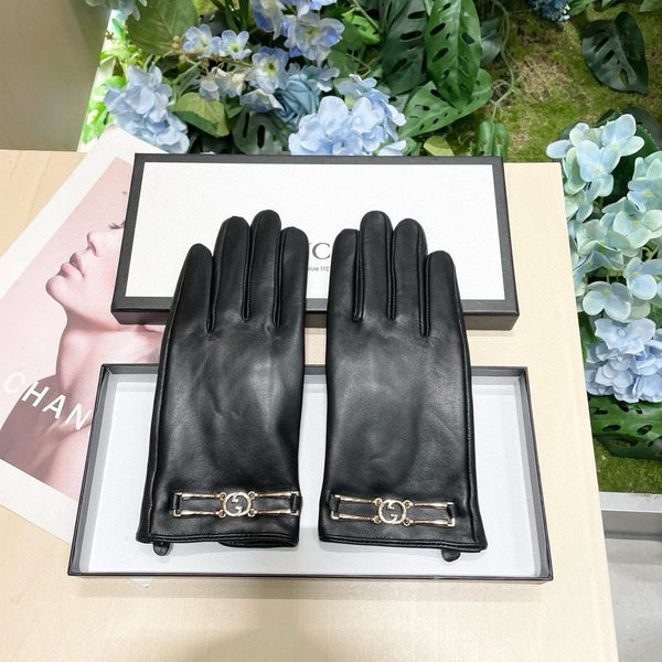 TOUCHSCREEN GLOVES IN BLACK LAMBSKIN 464986