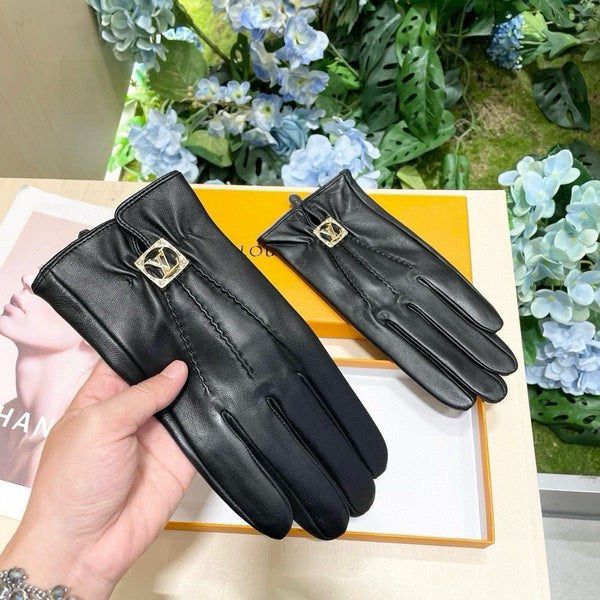 GLOVES IN BLACK LAMBSKIN 465067