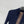 Miu Zipper Cardigan Navy Blue Sheep Wool 349754