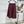 Miu Long Skirt Burgundy Windproof Fabric 349732