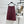 Miu Long Skirt Burgundy Windproof Fabric 349732