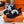 Sneaker slip-on HM Depart Nero misto Bianco Tessuto a maglia e pelle di vitello 206316