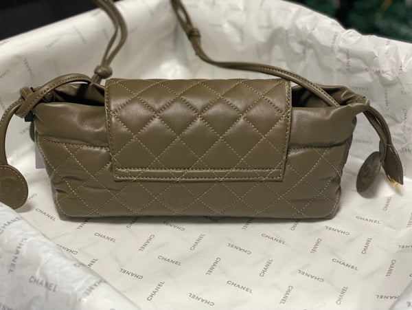 CC 2026 Pouch With Leather Strap 25cm Calfskin