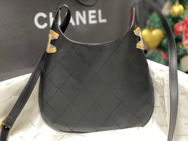 CC 2026 Hobo Bag 23CM Lambskin Leather