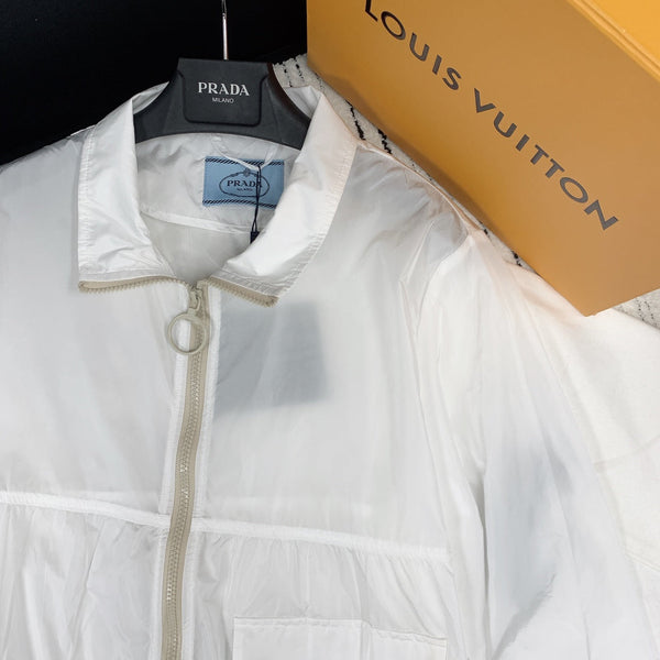 Prada 2025 Thin Jacket White Polyester 244083