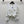 CC 25 Knitted Three-Dimensional Flower Tie Cardigan in White  277591