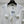 CC 25 Knitted Three-Dimensional Flower Tie Cardigan in White  277591