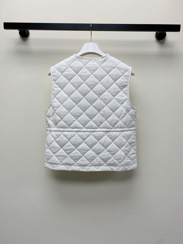Moncler 25 Plaid Vest Polyester 281618