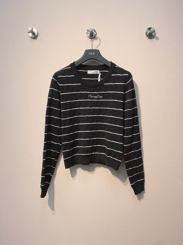 CD 25 Sweater Black And White Wool 301579