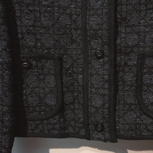 CD 25 Plaid Jacket Black Wool Cashmere 320978