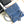 CC MINI 25 CLASSIC BAG IN BLUE COBALT DENIM