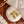 Flap Bag Small 23cm White Brown Sherling Lambskin Gold Hardware