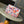 Flap Bag Mini 20cm White Orange Sequin