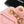 CC 25C Hobo Bags 20cm Light Pink Grained Calfskin