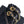 CC 26K Flap Bag 21cm Black Silk Sequin