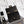 CC 26K Flap Bag 21cm Black Silk Sequin