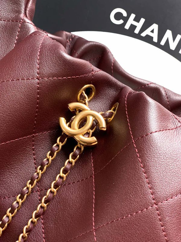 Chanel 26C Hobo Bag Dark Burgundy Cowhide GHW 272336