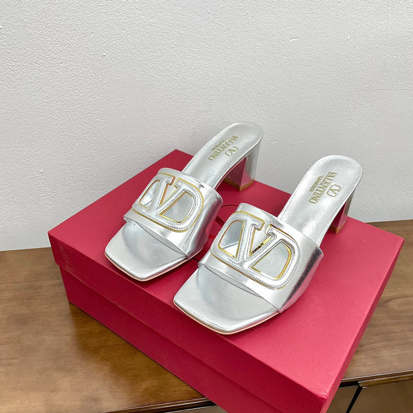 Sandalo Vlogo Cut-Out 60 Pelle di vitello argento