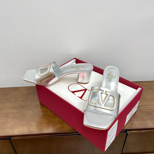 Sandalo Vlogo Cut-Out 60 Pelle di vitello argento