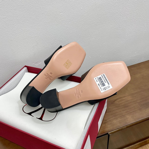 Sandalo Vlogo Cut-Out 60 Pelle di vitello nera