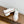 PRA CHOCOLATE BRUSHED LOAFERS WHITE CALFSKIN