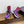 CC Sneaker 30mm Viola Rosso Camoscio e Lana