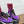 CC Sneaker 30mm Viola Rosso Camoscio e Lana