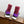 CC Sneaker 30mm Viola Rosso Camoscio e Lana