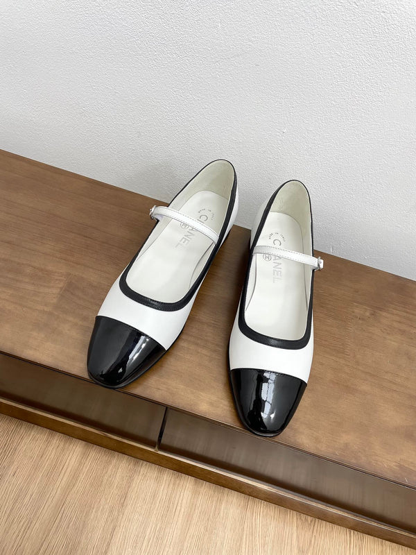 CC Mary Jane in pelle di vitello bianca