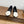 CC Ballet Flats Black With Camellia White Suede