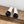 CC Ballet Flats White With Camellia Black Lambskin