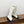 CC High Boots White Quilted Cowhide