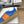Upvillage Trainer 30mm In Dark Blue Mix Orange Laminated Calfskin With Suede 990145