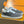 SNEAKER STADIUM IN CAMOSCIO CON MONOGRAMMA IN RILIEVO GRIGIO TORTORA