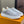 SNEAKER TIME OUT IN PELLE DI VITELLO GRIGIO FRESCO CON MONOGRAMMA IN RILIEVO
