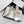 CC 25SS Slippers 5cm Light Yellow Raffia White Patent Calfskin 338301