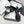 CC 25SS Sandals Three Straps Black Calfskin 338325