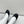 CC Big Bow Chunky Long Boots 80mm Black White Suede 427063