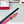 Ceinture Réversible The Bold Edition 30 mm Cuir de veau Rose Noir Boucle Dorée